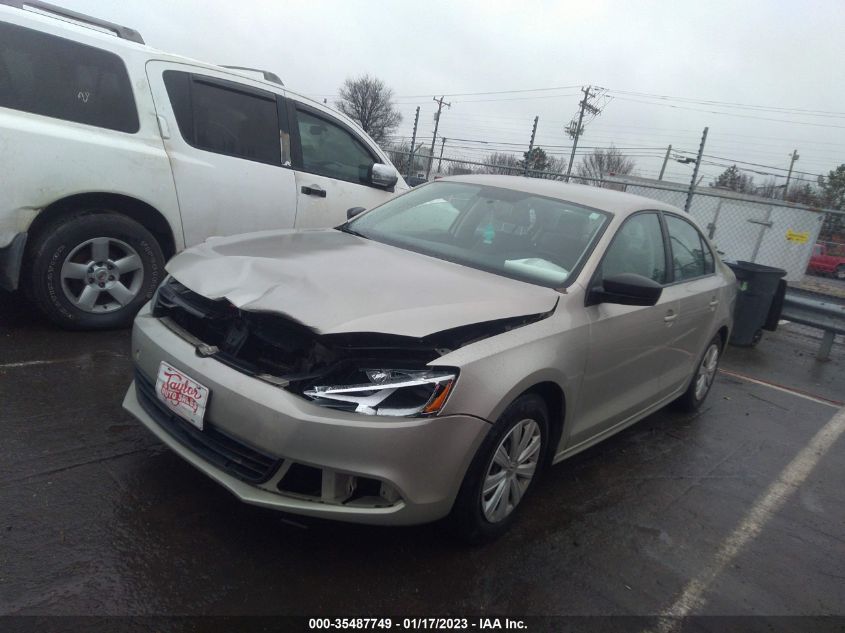 2014 VOLKSWAGEN JETTA SEDAN S 3VW2K7AJ6EM210526