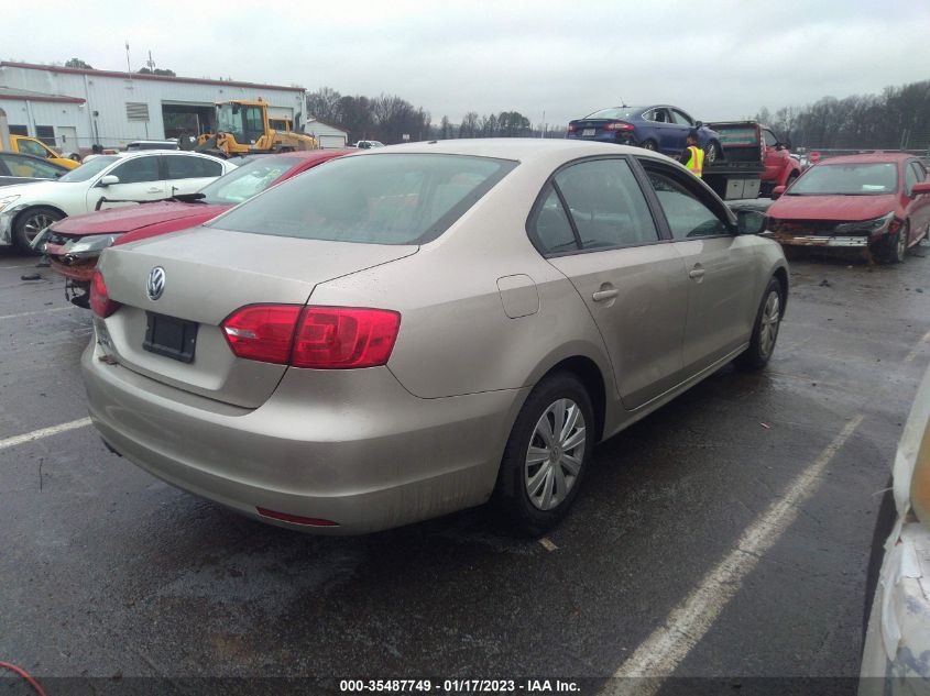 2014 VOLKSWAGEN JETTA SEDAN S 3VW2K7AJ6EM210526