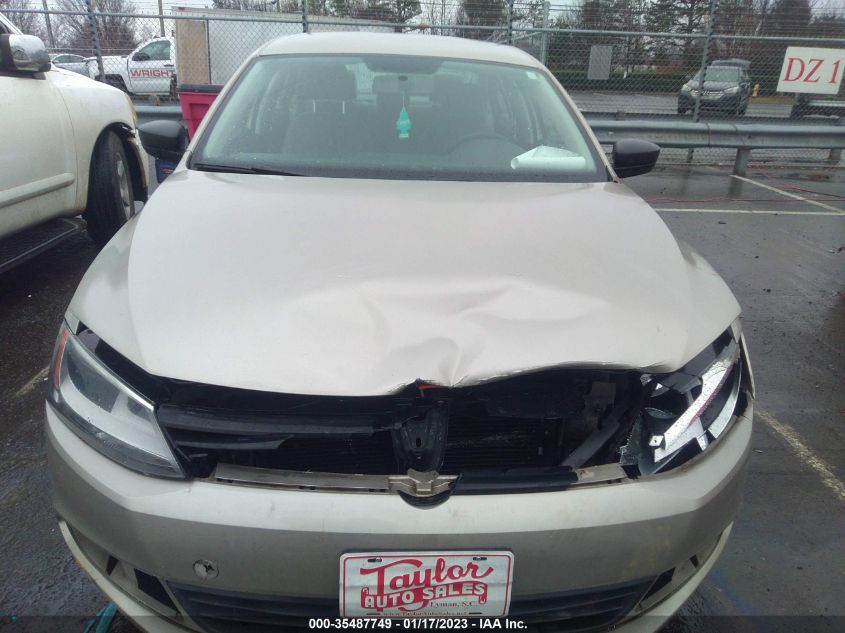 2014 VOLKSWAGEN JETTA SEDAN S 3VW2K7AJ6EM210526