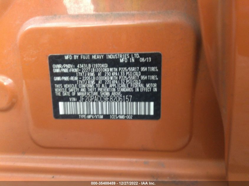 2014 SUBARU XV CROSSTREK PREMIUM - JF2GPACC9E8206157