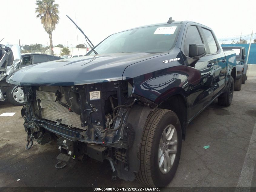 VIN 1GCPWDED4MZ159363 2021 CHEVROLET SILVERADO 1500 no.2