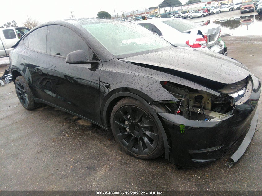 VIN 7SAYGDEE1NF458720 2022 TESLA MODEL Y LONG RANGE