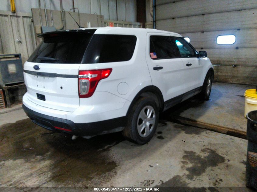 2013 FORD UTILITY POLICE 1FM5K8AR1DGC41201