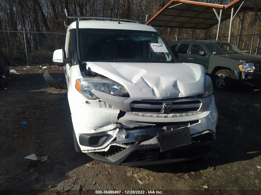 2016 RAM PROMASTER CITY CARGO VAN TRADESMAN SLT ZFBERFBT2G6B07215