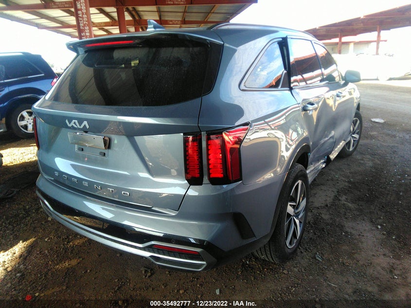 VIN 5XYRH4LF7NG076341 2022 KIA SORENTO EX