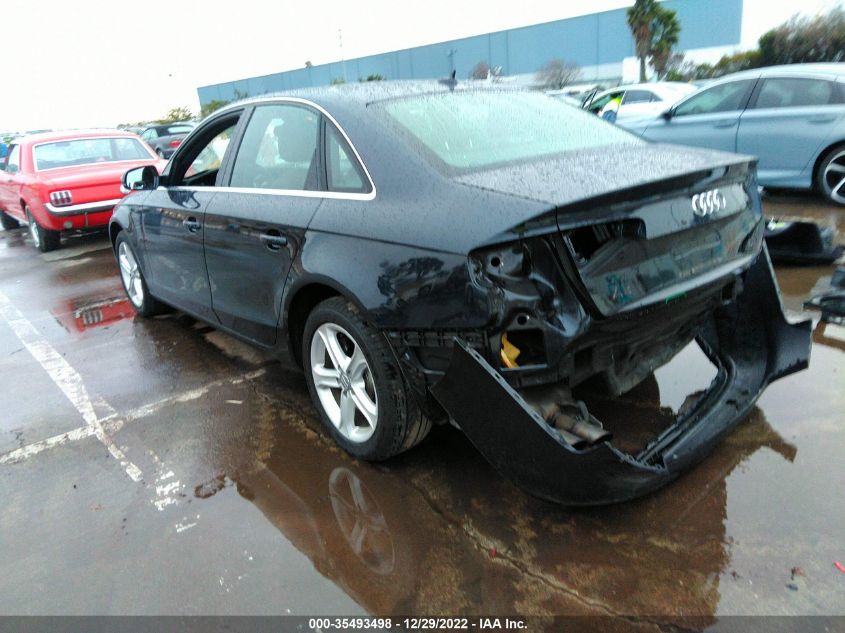 2013 AUDI A4 PREMIUM WAUAFAFL6DN034489