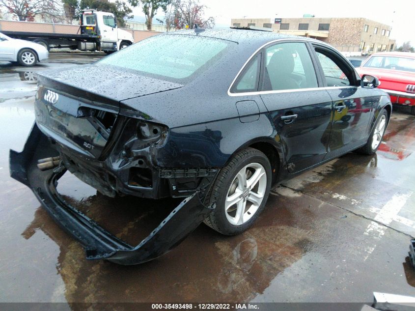 2013 AUDI A4 PREMIUM WAUAFAFL6DN034489
