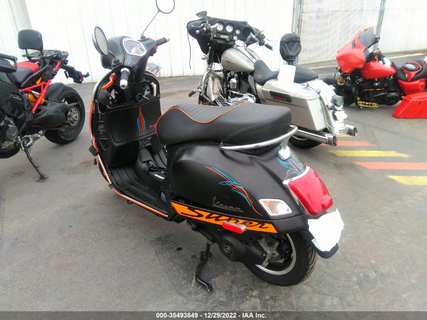 2015 VESPA GTS 300 SUPER ZAPM459L9F5100558