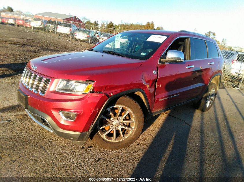 2014 JEEP GRAND CHEROKEE LIMITED 1C4RJFBG2EC543292