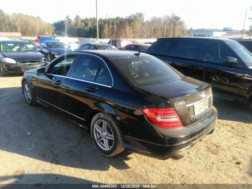 2013 MERCEDES-BENZ C-CLASS C 250 WDDGF4HB6DR273185