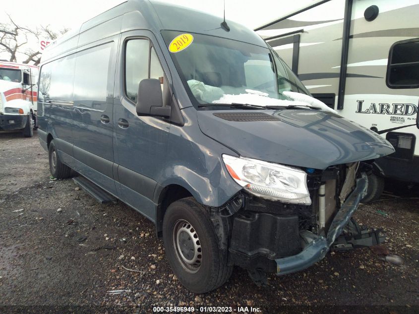 2019 MERCEDES-BENZ SPRINTER VAN - WD4PF1CD8KP134241