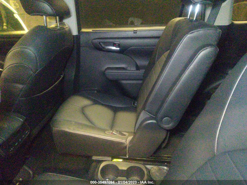 2020 TOYOTA HIGHLANDER XLE 5TDHZRBH5LS500401