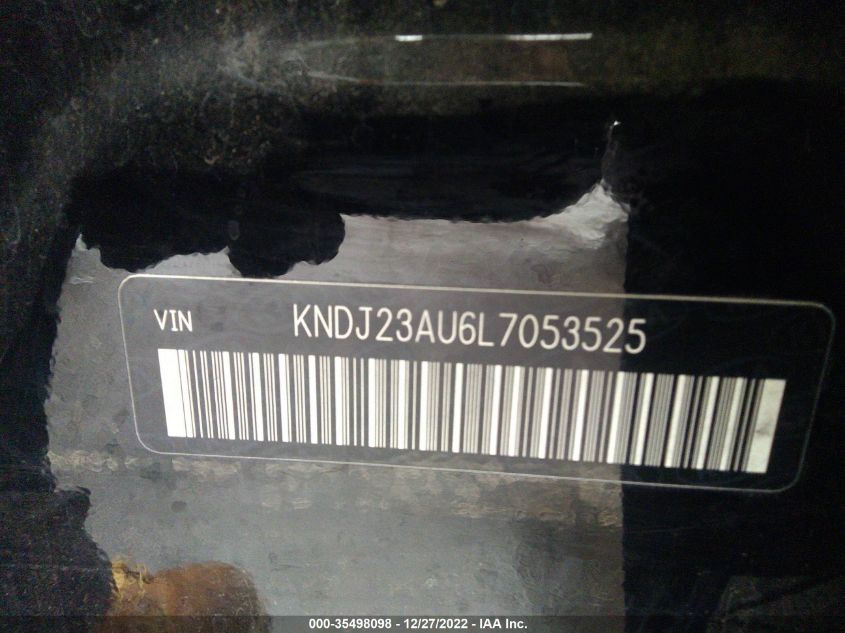 2020 KIA SOUL LX - KNDJ23AU6L7053525