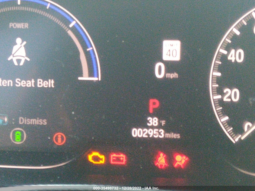 VIN 1HGCV3F22NA038468 2022 HONDA ACCORD HYBRID SPORT