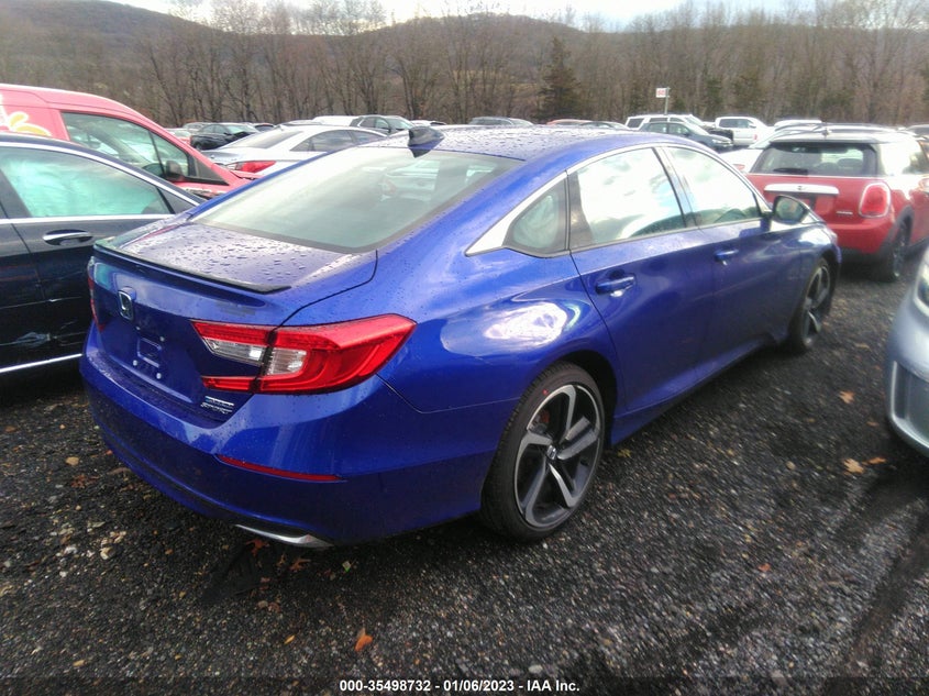 VIN 1HGCV3F22NA038468 2022 HONDA ACCORD HYBRID SPORT