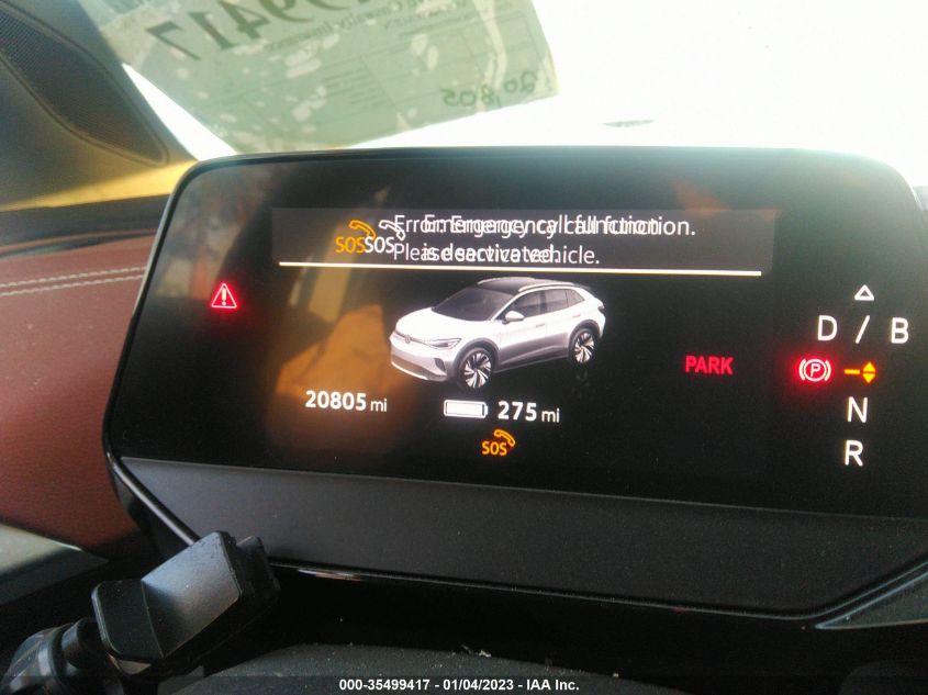 2021 VOLKSWAGEN ID.4 PRO S WVGKMPE23MP041005