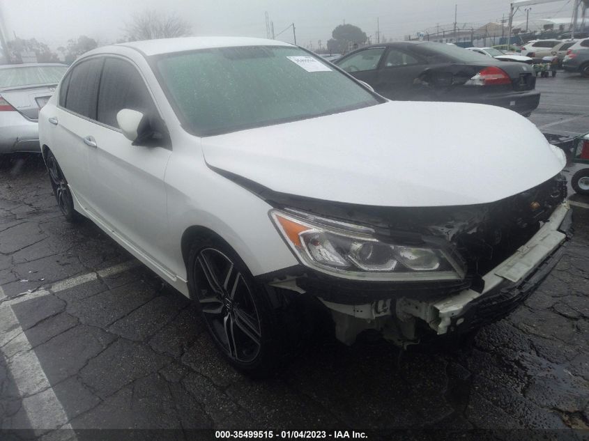 2016 HONDA ACCORD SEDAN SPORT - 1HGCR2F56GA055270