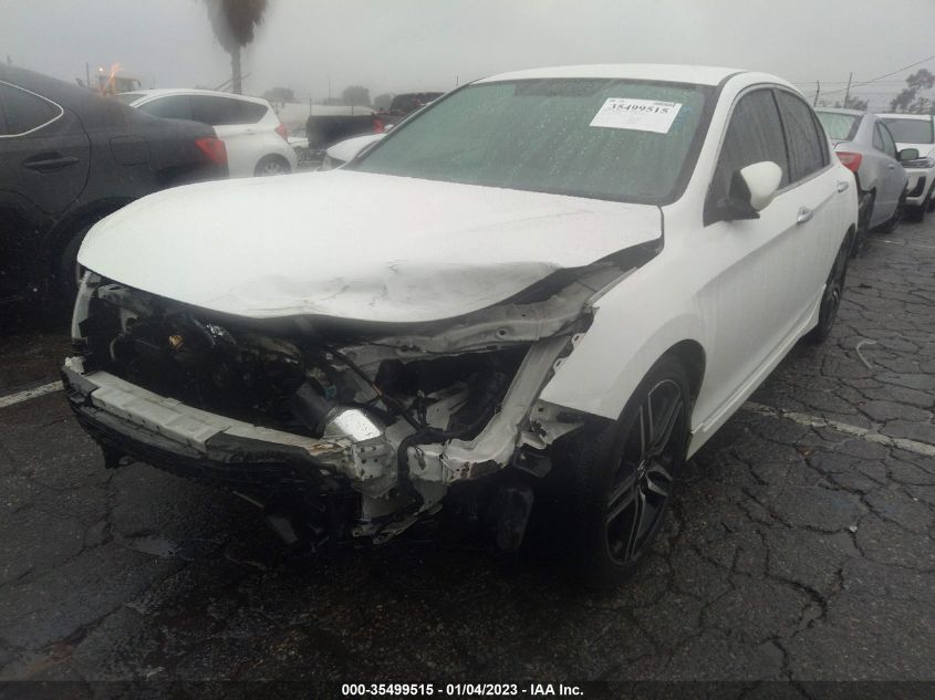 2016 HONDA ACCORD SEDAN SPORT - 1HGCR2F56GA055270