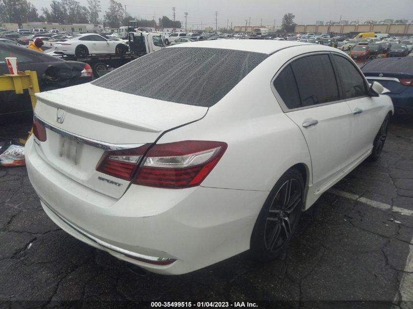 2016 HONDA ACCORD SEDAN SPORT - 1HGCR2F56GA055270