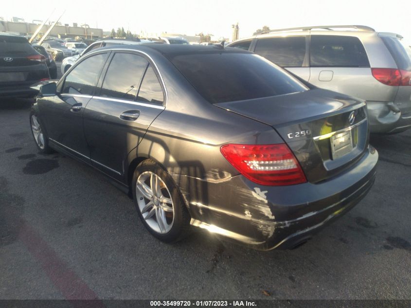 2014 MERCEDES-BENZ C-CLASS C 250 WDDGF4HB5EA967432