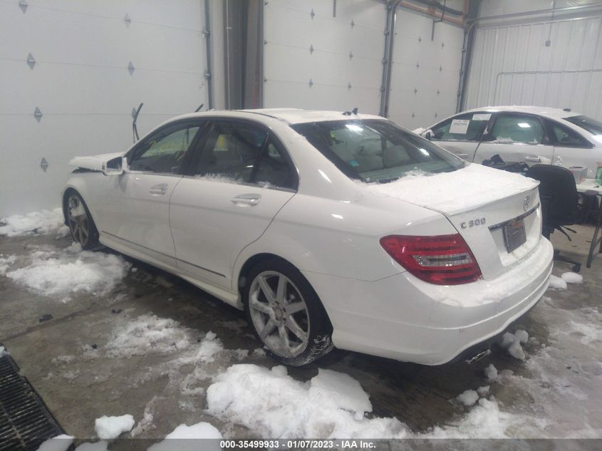 2013 MERCEDES-BENZ C-CLASS C 300 - WDDGF8AB4DR255222