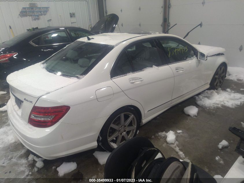 2013 MERCEDES-BENZ C-CLASS C 300 - WDDGF8AB4DR255222