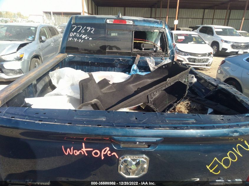 2021 RAM 1500 LONE STAR 1C6SRFFT2MN505671