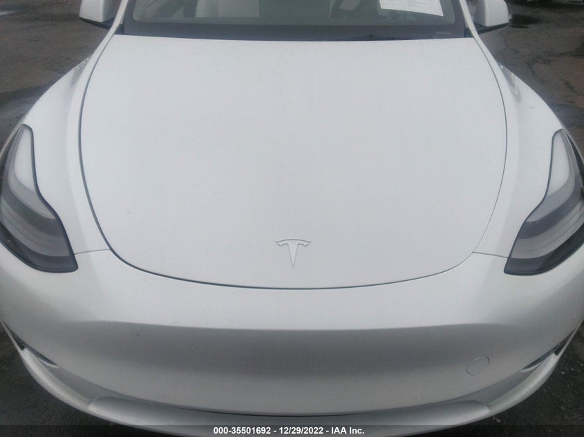VIN 7SAYGDEF1NF389827 2022 TESLA MODEL Y PERFORMANCE