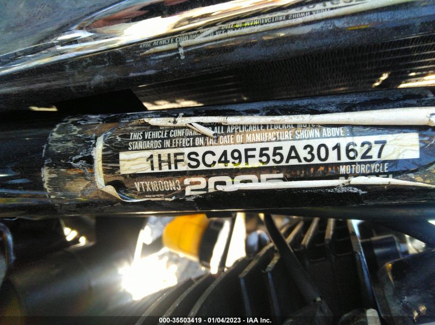 2005 HONDA VTX1800 N3 1HFSC49F55A301627