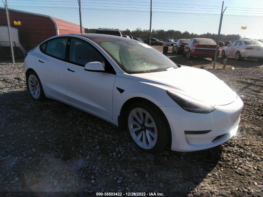 2021 TESLA MODEL 3 STANDARD RANGE PLUS - 5YJ3E1EA4MF982662