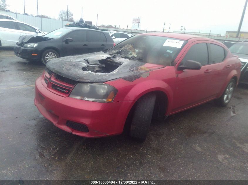 2014 DODGE AVENGER SE 1C3CDZAB6EN203589