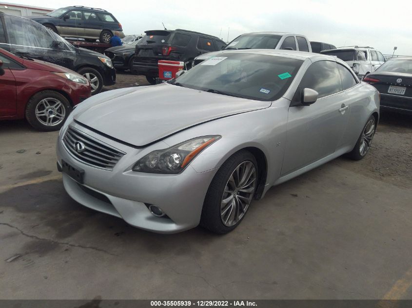 2014 INFINITI Q60 CONVERTIBLE JN1CV6FE7EM901437