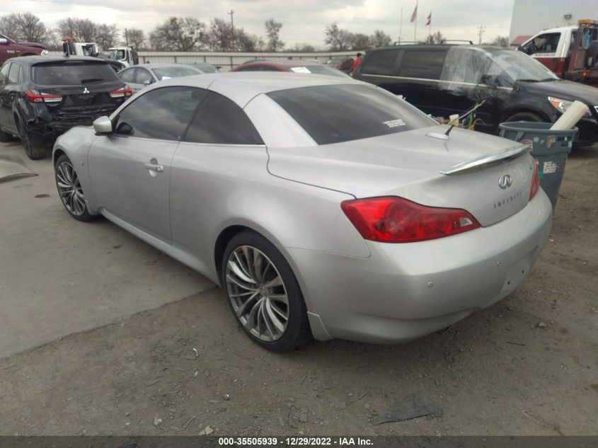2014 INFINITI Q60 CONVERTIBLE JN1CV6FE7EM901437