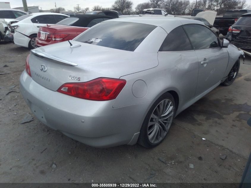 2014 INFINITI Q60 CONVERTIBLE JN1CV6FE7EM901437