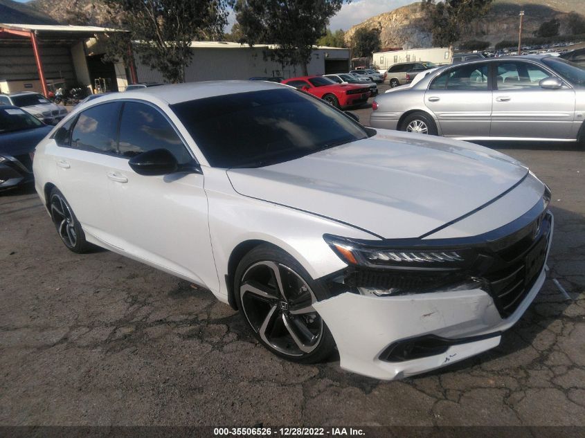 2022 HONDA ACCORD SEDAN SPORT - 1HGCV1F39NA007943
