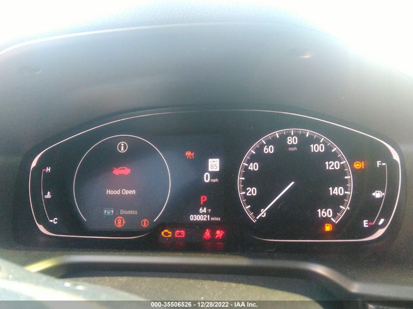 2022 HONDA ACCORD SEDAN SPORT - 1HGCV1F39NA007943