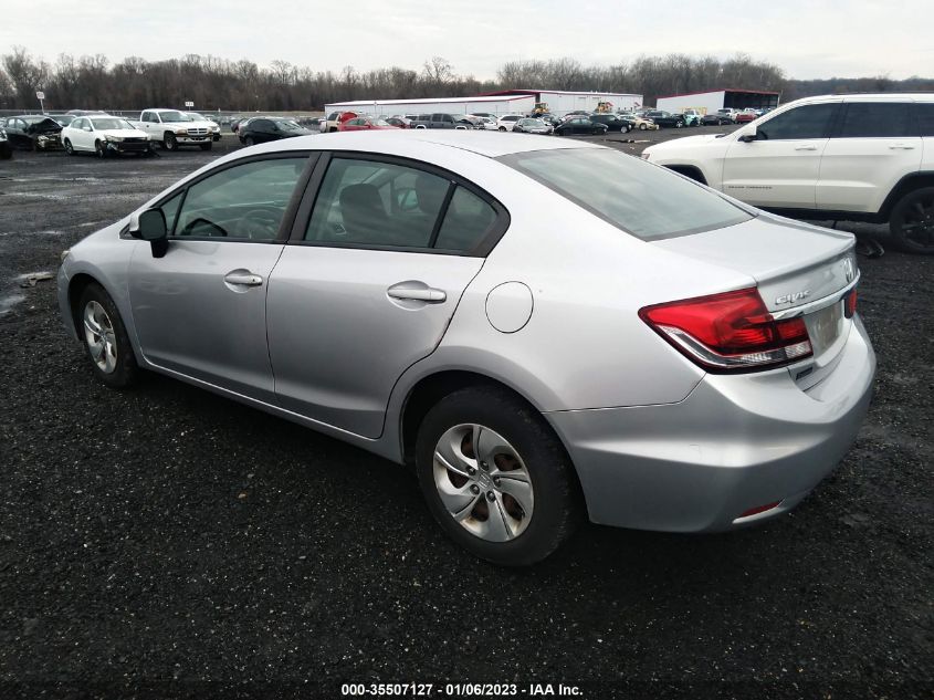 2013 HONDA CIVIC SDN LX 19XFB2F53DE229224