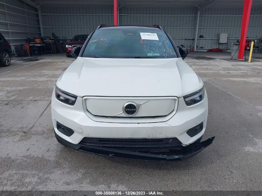 2022 VOLVO XC40 RECHARGE PURE ELECTRIC P8 TWIN PLUS YV4ED3UR4N2652665