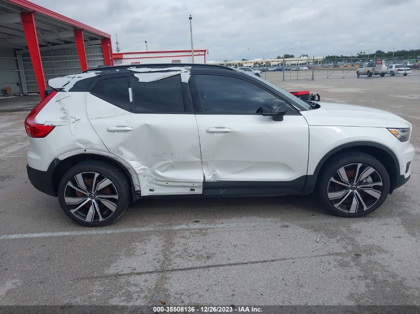 2022 VOLVO XC40 RECHARGE PURE ELECTRIC P8 TWIN PLUS YV4ED3UR4N2652665