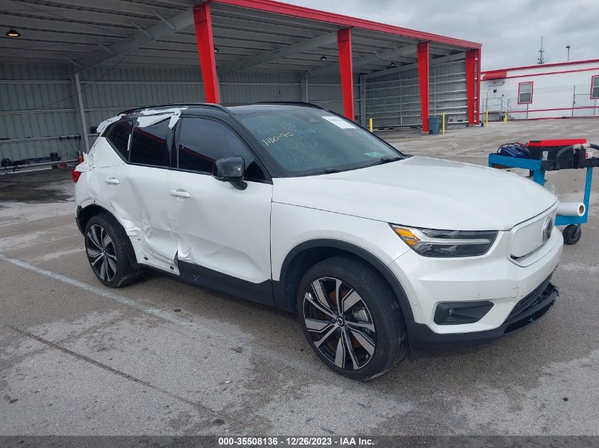 2022 VOLVO XC40 RECHARGE PURE ELECTRIC P8 TWIN PLUS - YV4ED3UR4N2652665
