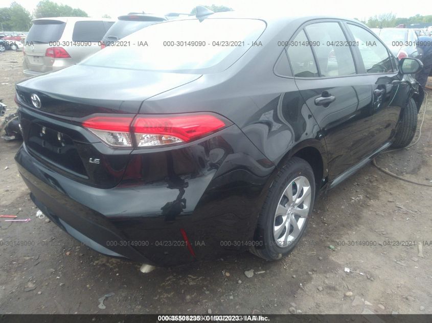 2021 TOYOTA COROLLA LE JTDEPMAE1MJ153862