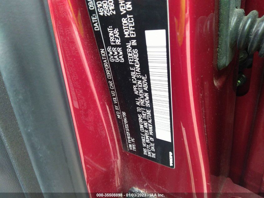 2013 VOLVO S60 T5 - YV1612FS7D2194798