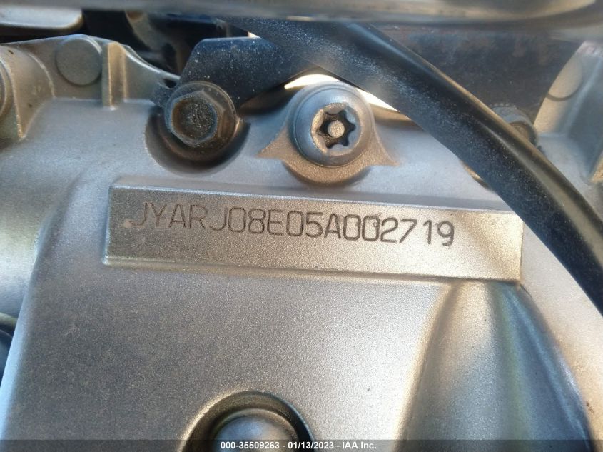 2005 YAMAHA FZ6 S - JYARJ08E05A002719