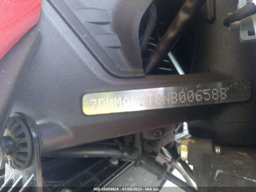 2022 DUCATI MONSTER ZDMMAMDT8NB006588