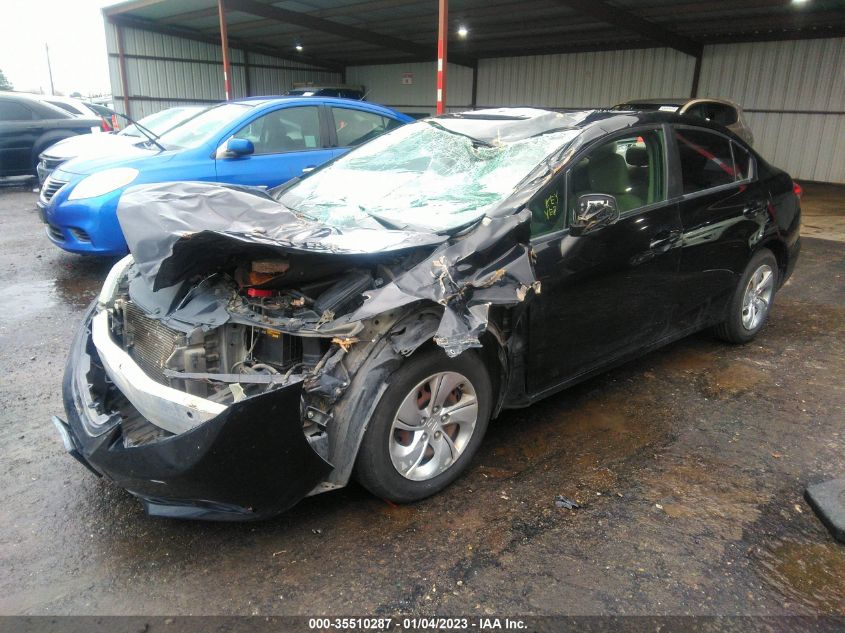 2013 HONDA CIVIC SDN LX 19XFB2F59DE210855