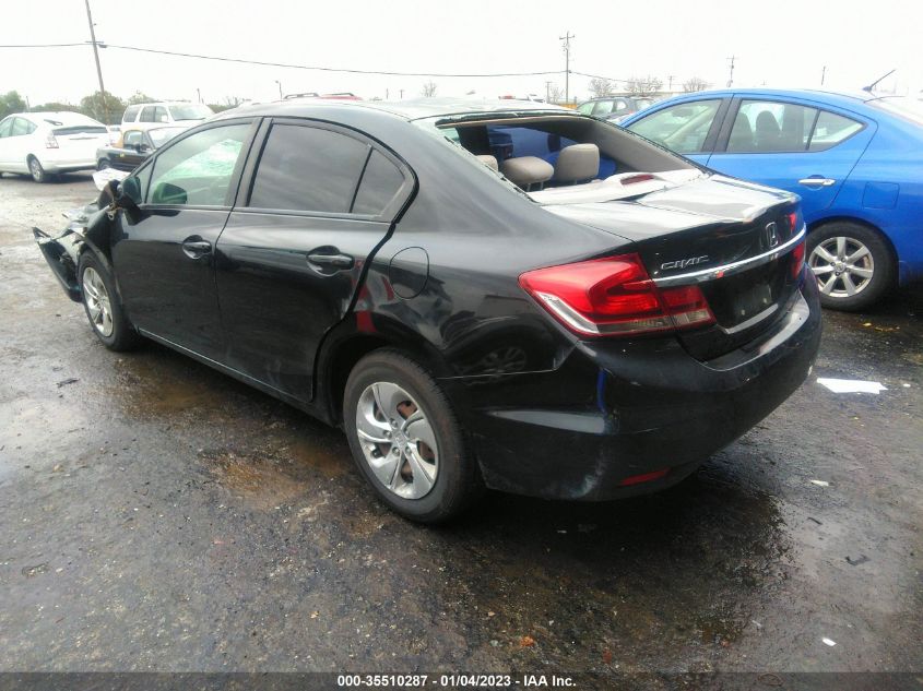 2013 HONDA CIVIC SDN LX 19XFB2F59DE210855