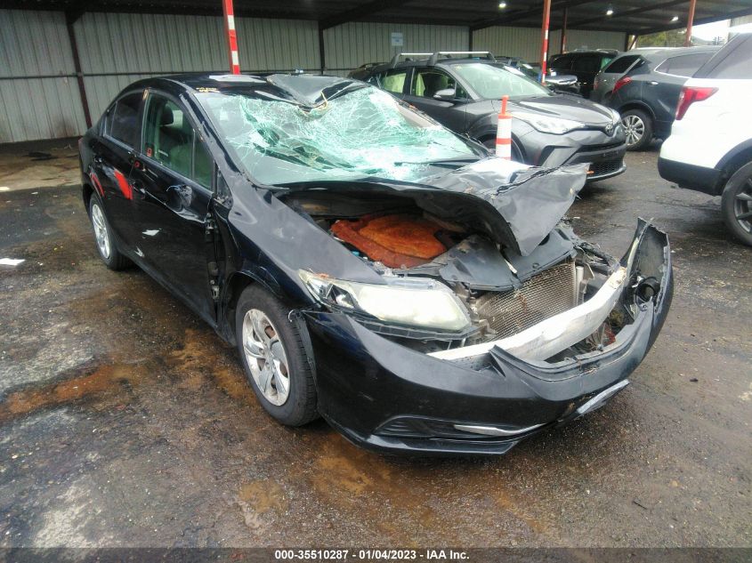 2013 HONDA CIVIC SDN LX 19XFB2F59DE210855