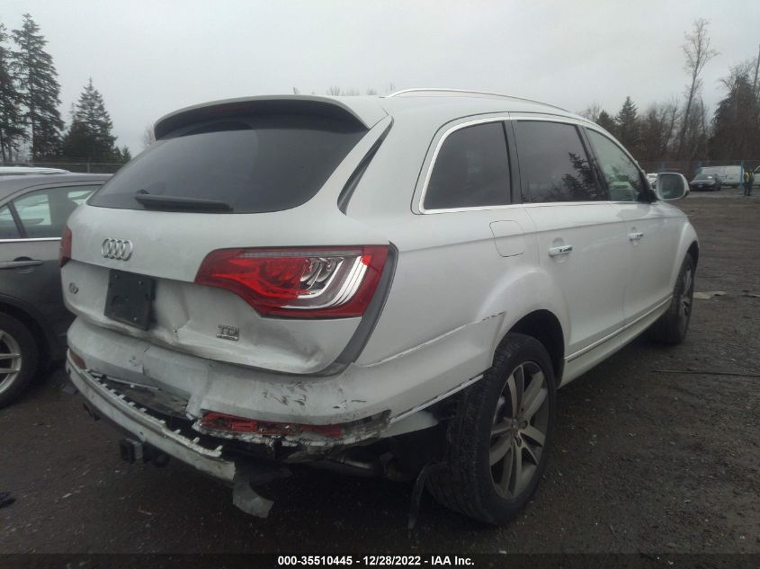 2015 AUDI Q7 3.0L TDI PREMIUM PLUS WA1LMAFE4FD031712
