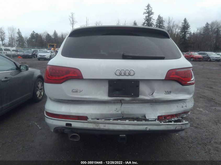 2015 AUDI Q7 3.0L TDI PREMIUM PLUS WA1LMAFE4FD031712