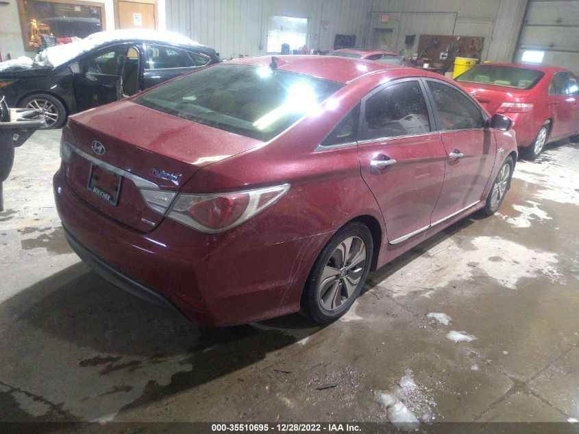 2013 HYUNDAI SONATA HYBRID LIMITED - KMHEC4A41DA083570